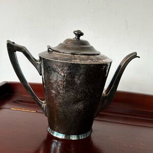 Elegant  Vintage Silver Coffee Pot